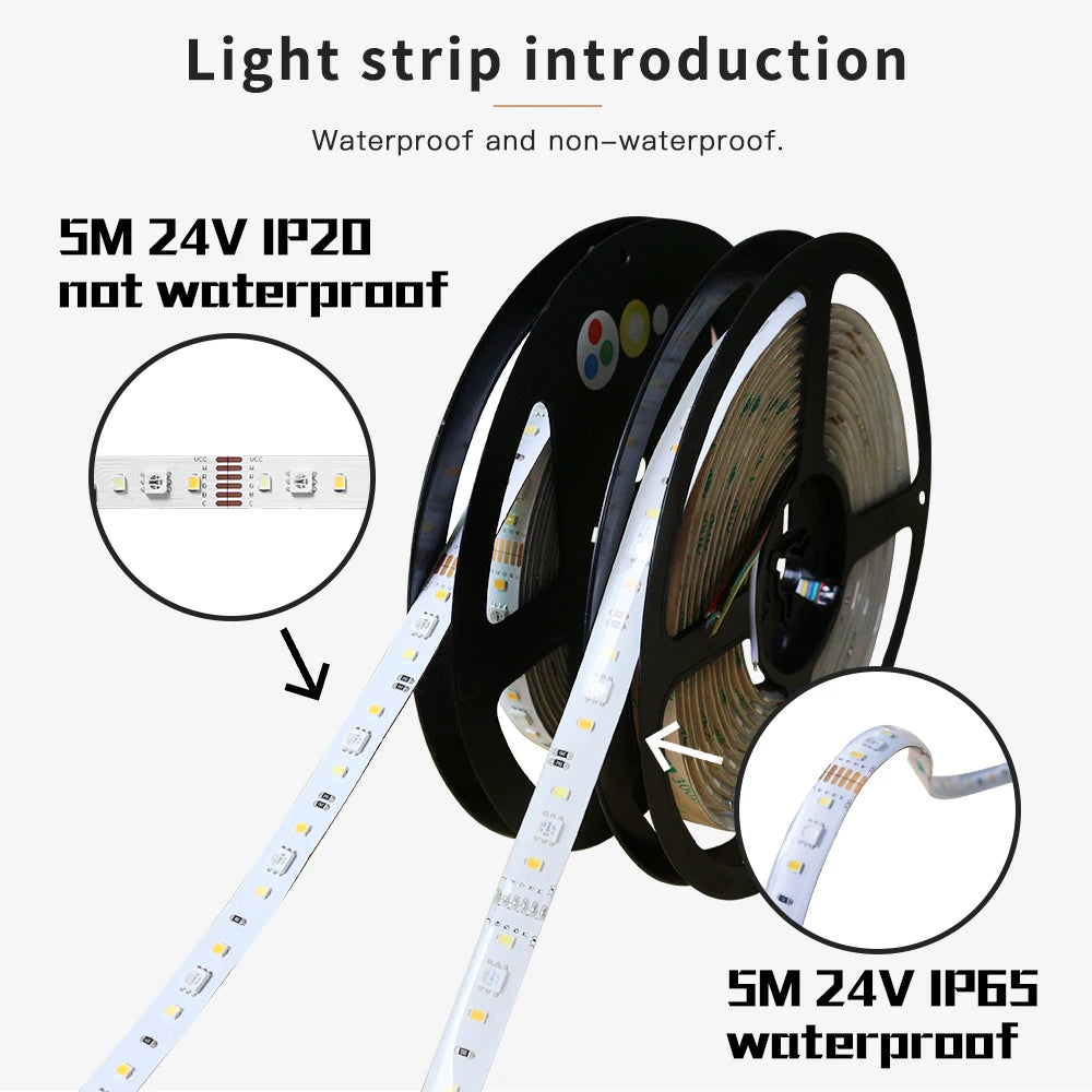 LED Strip DC24V RGB+CCT 5M