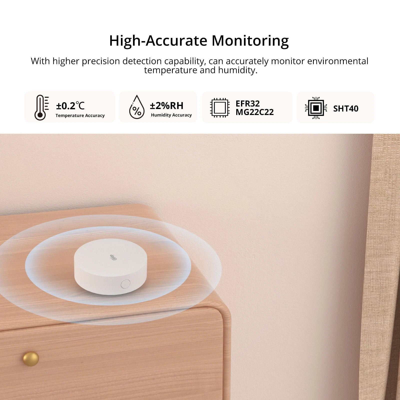 SNZB-02P Zigbee Temperature Humidity Sensor