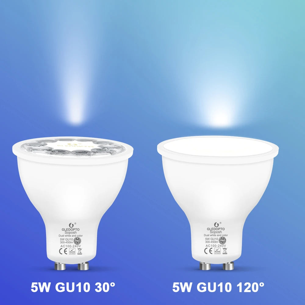 5W GU10 Pro LED Spotlight Bulb