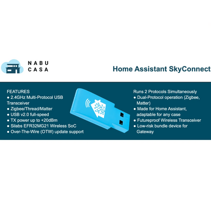 Home Assistant Skyconnect with Zigbee/Thread/Matter