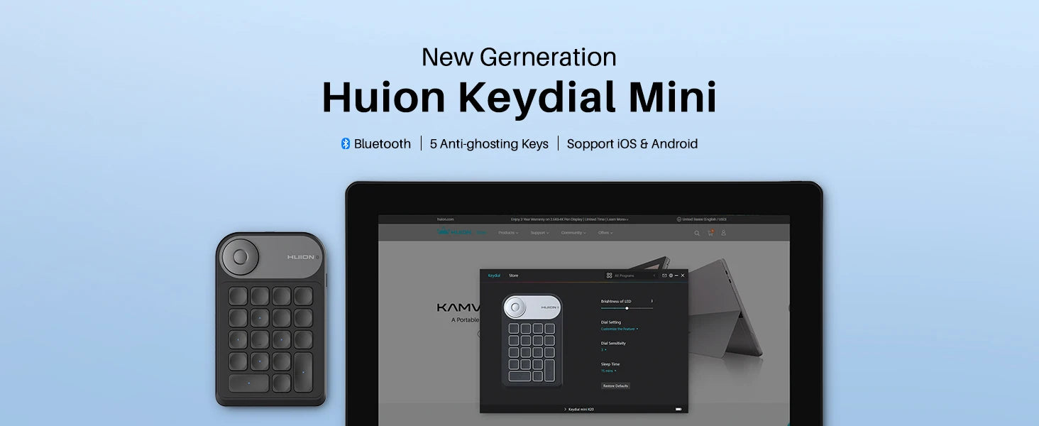 Huion K20 Keydial